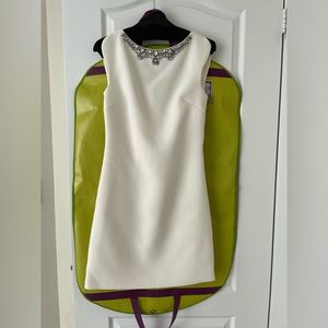 Ted Baker Embellished Dress Ivory